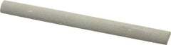 Value Collection - Half Round, Aluminum Oxide, Toolroom Finishing Stick - 4" Long x 3/8" Wide, Fine Grade - Apex Tool & Supply