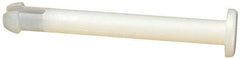 Made in USA - 1/8" to 1/8" Hole Diam, 1.13" OAL, Split Shank, Nylon Panel Rivet - 1.092" Length Under Head, 1.01" Material Thickness, 15/64" Head Diam - Apex Tool & Supply
