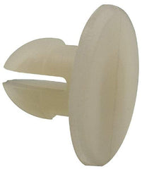 Made in USA - 0.26" Hole Diam, 0.418" OAL, Split Shank, Nylon Panel Rivet - 0.358" Length Under Head, 0.171" Material Thickness, 19/32" Head Diam - Apex Tool & Supply