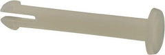 Made in USA - 0.12" Hole Diam, 7/8" OAL, Split Shank, Nylon Panel Rivet - 0.832" Length Under Head, 3/4" Material Thickness, 15/64" Head Diam - Apex Tool & Supply