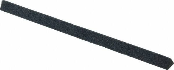 Value Collection - Three Square, Aluminum Oxide, Toolroom Finishing Stick - 4" Long x 1/4" Wide, Coarse Grade - Apex Tool & Supply