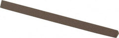 Value Collection - Three Square, Aluminum Oxide, Toolroom Finishing Stick - 4" Long x 1/4" Wide, Fine Grade - Apex Tool & Supply