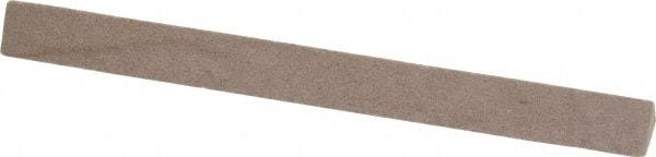 Value Collection - Three Square, Aluminum Oxide, Toolroom Finishing Stick - 4" Long x 3/8" Wide, Fine Grade - Apex Tool & Supply