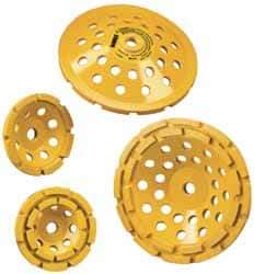 DeWALT - 4" Diam, Surface Grinding Wheel - Diamond, 15,000 Max RPM - Apex Tool & Supply