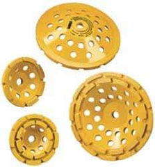 DeWALT - 4" Diam, Surface Grinding Wheel - Diamond, 15,000 Max RPM - Apex Tool & Supply
