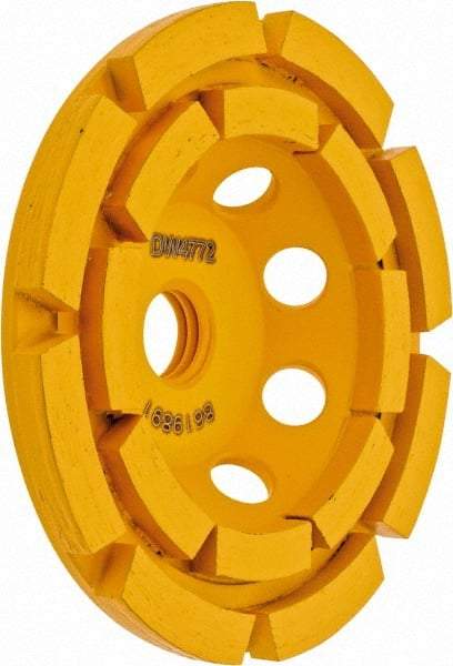DeWALT - 4" Diam, Surface Grinding Wheel - Diamond, 15,000 Max RPM - Apex Tool & Supply