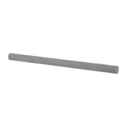 Value Collection - Round, Aluminum Oxide, Toolroom Finishing Stick - 4" Long x 1/4" Wide, Medium Grade - Apex Tool & Supply