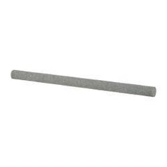 Value Collection - Round, Aluminum Oxide, Toolroom Finishing Stick - 4" Long x 1/4" Wide, Medium Grade - Apex Tool & Supply