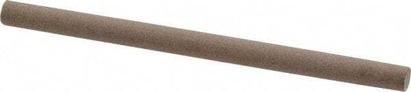 Value Collection - Round, Aluminum Oxide, Toolroom Finishing Stick - 4" Long x 1/4" Wide, Fine Grade - Apex Tool & Supply