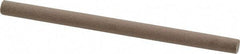 Value Collection - Round, Aluminum Oxide, Toolroom Finishing Stick - 4" Long x 1/4" Wide, Fine Grade - Apex Tool & Supply