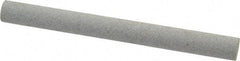 Value Collection - Round, Aluminum Oxide, Toolroom Finishing Stick - 4" Long x 3/8" Wide, Medium Grade - Apex Tool & Supply