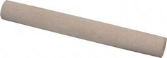 Value Collection - Round, Aluminum Oxide, Toolroom Finishing Stick - 4" Long x 1/2" Wide, Fine Grade - Apex Tool & Supply