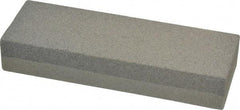Value Collection - 6" Long x 2" Wide x 1" Thick, Aluminum Oxide Sharpening Stone - Rectangle, 120/240 Grit, Fine, Very Fine Grade - Apex Tool & Supply