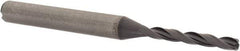 Kennametal - 3mm 140° Solid Carbide Jobber Drill - TiAlN Finish, Right Hand Cut, Spiral Flute, Straight Shank, 66mm OAL, Standard Point - Apex Tool & Supply