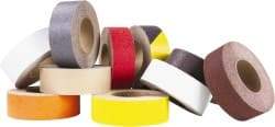 NMC - Transparent Solid Color Anti-Slip Vinyl Tape - 6" Wide x 60' Long x 0.02" Thick, General Traffic - Apex Tool & Supply