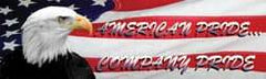 NMC - American Pride - Company Pride, 120 Inch Long x 36 Inch High, Safety Banner with Graphic - Graphic Shows Leaf, Polyethylene, English, Printed on 1 Side - Apex Tool & Supply