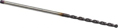 Guhring - 0.0433" 130° Powdered Metal Jobber Drill - FIREX Finish, Right Hand Cut, Parabolic Flute, Straight Shank, 1-7/16" OAL, Cone Relief Point - Apex Tool & Supply
