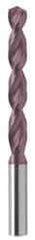 Guhring - #24 130° Powdered Metal Jobber Drill - FIREX Finish, Right Hand Cut, Parabolic Flute, Straight Shank, 75mm OAL, Cone Relief Point - Apex Tool & Supply