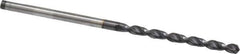 Guhring - 0.0787" 130° Powdered Metal Jobber Drill - FIREX Finish, Right Hand Cut, Parabolic Flute, Straight Shank, 1-15/16" OAL, Cone Relief Point - Apex Tool & Supply