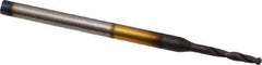 Guhring - 0.0827" 130° Powdered Metal Jobber Drill - FIREX Finish, Right Hand Cut, Parabolic Flute, Straight Shank, 1-15/16" OAL, Cone Relief Point - Apex Tool & Supply