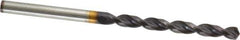 Guhring - 11/64" 130° Powdered Metal Jobber Drill - FIREX Finish, Right Hand Cut, Parabolic Flute, Straight Shank, 3-5/32" OAL, Cone Relief Point - Apex Tool & Supply