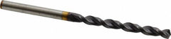 Guhring - 0.1732" 130° Powdered Metal Jobber Drill - FIREX Finish, Right Hand Cut, Parabolic Flute, Straight Shank, 3-5/32" OAL, Cone Relief Point - Apex Tool & Supply