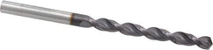 Guhring - 0.2283" 130° Powdered Metal Jobber Drill - FIREX Finish, Right Hand Cut, Parabolic Flute, Straight Shank, 3-21/32" OAL, Cone Relief Point - Apex Tool & Supply