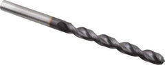 Guhring - 0.2598" 130° Powdered Metal Jobber Drill - FIREX Finish, Right Hand Cut, Parabolic Flute, Straight Shank, 101mm OAL, Cone Relief Point - Apex Tool & Supply