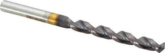 Guhring - Letter I 130° Powdered Metal Jobber Drill - FIREX Finish, Right Hand Cut, Parabolic Flute, Straight Shank, 4-9/32" OAL, Cone Relief Point - Apex Tool & Supply