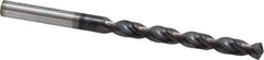 Guhring - 0.2756" 130° Powdered Metal Jobber Drill - FIREX Finish, Right Hand Cut, Parabolic Flute, Straight Shank, 4-9/32" OAL, Cone Relief Point - Apex Tool & Supply