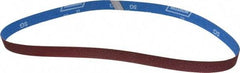 Norton - 1" Wide x 42" OAL, 80 Grit, Ceramic Abrasive Belt - Ceramic, Medium, Coated, Y Weighted Cloth Backing - Apex Tool & Supply