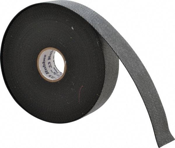 3M - 1" x 30', Black Polyester Film Electrical Tape - Series 23, 30 mil Thick, 800 V/mil Dielectric Strength, 8 Lb./Inch Tensile Strength - Apex Tool & Supply