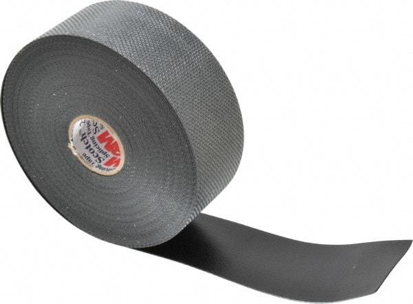 3M - 1-1/2" x 30', Black Polyester Film Electrical Tape - Series 23, 30 mil Thick, 800 V/mil Dielectric Strength, 8 Lb./Inch Tensile Strength - Apex Tool & Supply