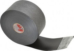3M - 2" x 30', Black Polyester Film Electrical Tape - Series 23, 30 mil Thick, 800 V/mil Dielectric Strength, 8 Lb./Inch Tensile Strength - Apex Tool & Supply