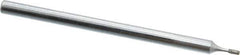 Strauss - Diamond (Abrasive) Grinding Pin - 1/8" Shank Diam x 2" Shank Length, Fine Grade, 120 Grit - Apex Tool & Supply