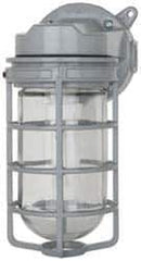 Cooper Crouse-Hinds - 120/277 Volt, 13 & 27 Watt, Fluorescent Hazardous Location Light Fixture - Vaporproof, Corrosion & Heat Resistant, Aluminum Housing, 7" Long x 4-1/4" Wide x 9-1/2" High - Apex Tool & Supply