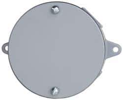 Cooper Crouse-Hinds - Electrical Outlet Box Aluminum Blank Plate - Includes (2) Screws, (4) Closure Plugs, Gasket - Apex Tool & Supply