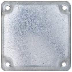 Cooper Crouse-Hinds - Electrical Outlet Box Steel Square Surface Cover - Apex Tool & Supply