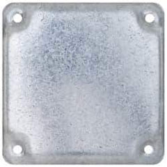 Cooper Crouse-Hinds - Electrical Outlet Box Steel Square Surface Cover - Apex Tool & Supply