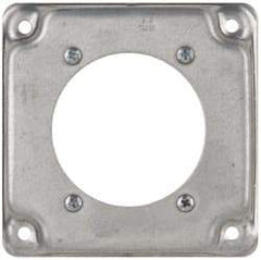 Cooper Crouse-Hinds - Electrical Outlet Box Steel Square Surface Cover - Apex Tool & Supply