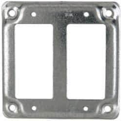 Cooper Crouse-Hinds - Electrical Outlet Box Steel Square Surface Cover - Apex Tool & Supply