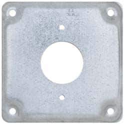 Cooper Crouse-Hinds - Electrical Outlet Box Steel Square Surface Cover - Apex Tool & Supply