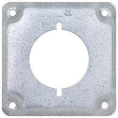 Cooper Crouse-Hinds - Electrical Outlet Box Steel Square Surface Cover - Apex Tool & Supply