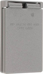 Cooper Crouse-Hinds - Electrical Outlet Box Aluminum Weatherproof Cover - Includes Gasket - Apex Tool & Supply