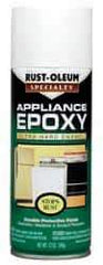 Rust-Oleum - White, Gloss, Appliance Epoxy Spray Paint - 7 Sq Ft per Can, 12 oz Container - Apex Tool & Supply