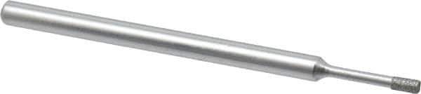 Strauss - 1/8" Head Thickness Diamond (Abrasive) Grinding Pin - 1/8" Shank Diam x 2" Shank Length, (170 Mesh Grit) - Apex Tool & Supply
