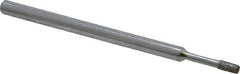 Strauss - 0.157" Head Thickness Diamond (Abrasive) Grinding Pin - 1/8" Shank Diam x 2" Shank Length, (170 Mesh Grit) - Apex Tool & Supply