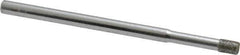 Strauss - 1/8" Head Diam x 0.157" Head Thickness Diamond (Abrasive) Grinding Pin - 1/8" Shank Diam x 2" Shank Length, Fine Grade, 120 Grit - Apex Tool & Supply