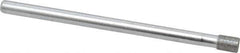 Strauss - 0.14" Head Diam x 0.197" Head Thickness Diamond (Abrasive) Grinding Pin - 1/8" Shank Diam x 2" Shank Length, (170 Mesh Grit) - Apex Tool & Supply