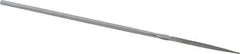 Strauss - 5-1/2" OAL Fine Point Needle Diamond File - 5/32" Wide x 1/16" Thick, 1-5/8 LOC, 91 Grit - Apex Tool & Supply